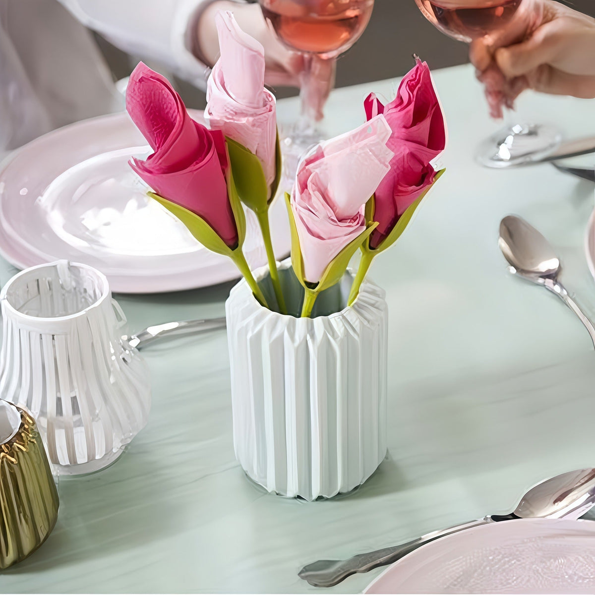 💐 Instant Tissue Rose Bouquet Maker