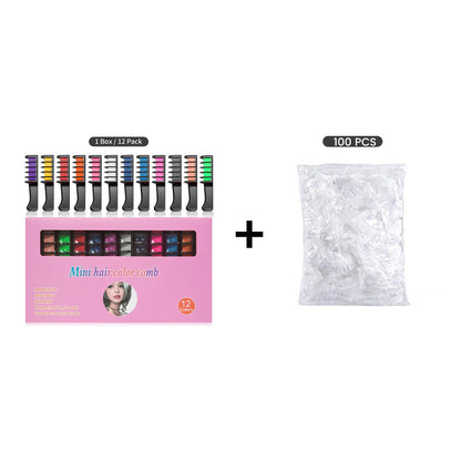 Temporary Hair Dye Chalk Comb- Cruelty Free
