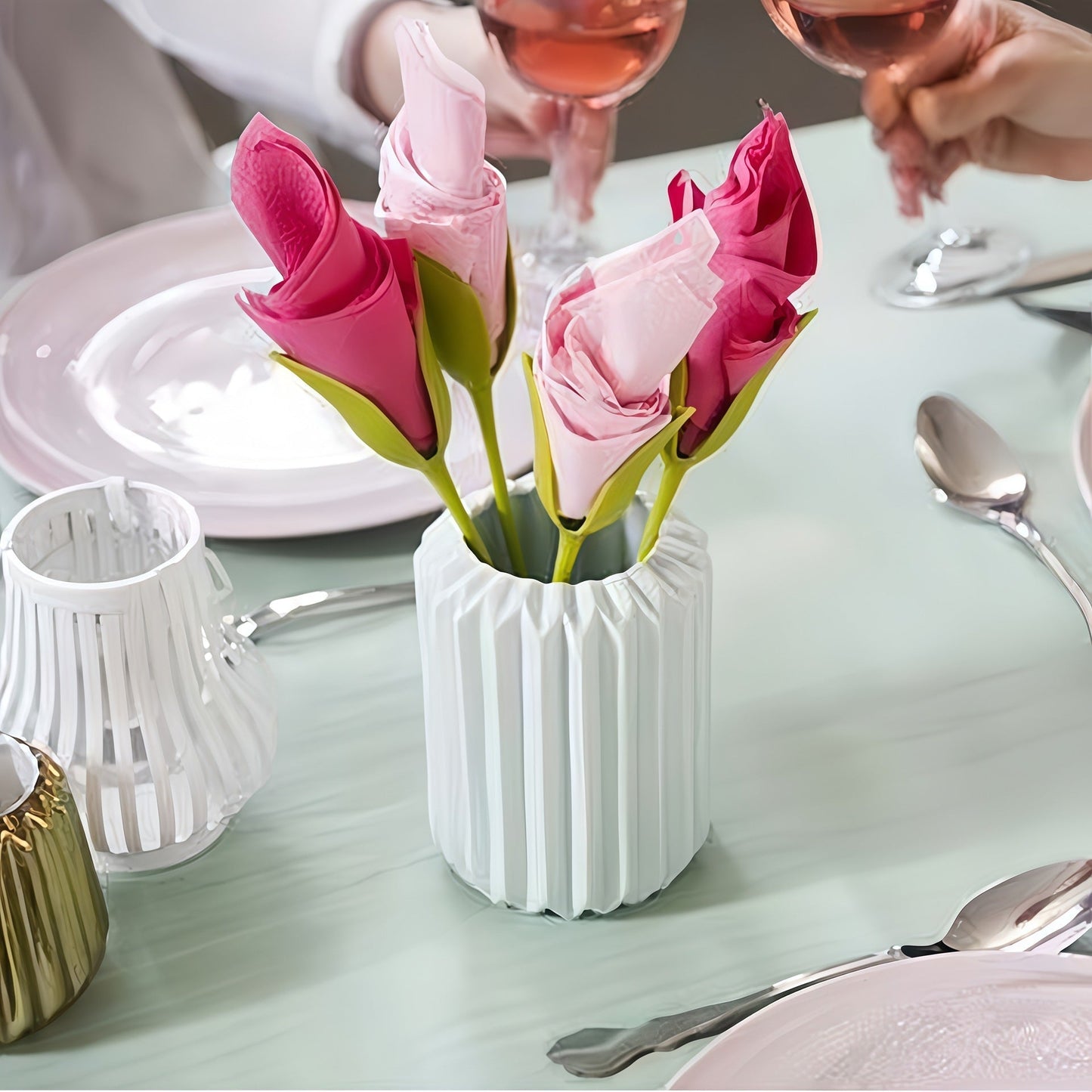 💐 Instant Tissue Rose Bouquet Maker