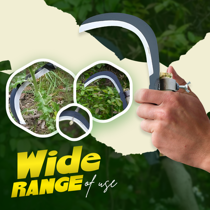 Curved Steel Weed Cutter Head