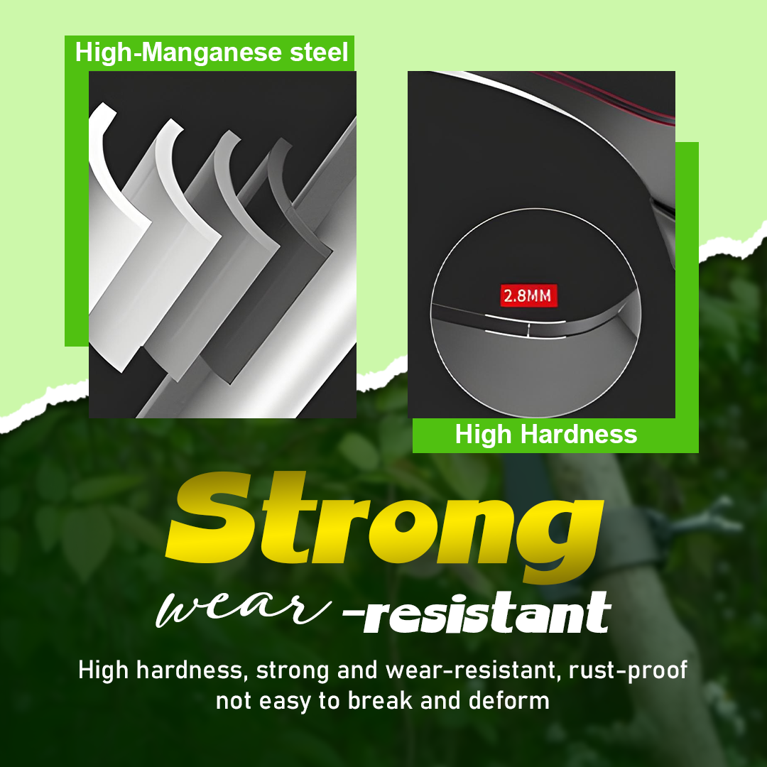 Curved Steel Weed Cutter Head