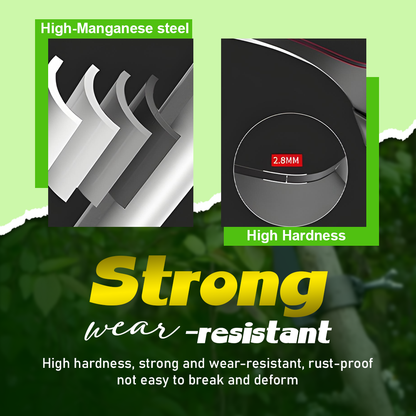 Curved Steel Weed Cutter Head