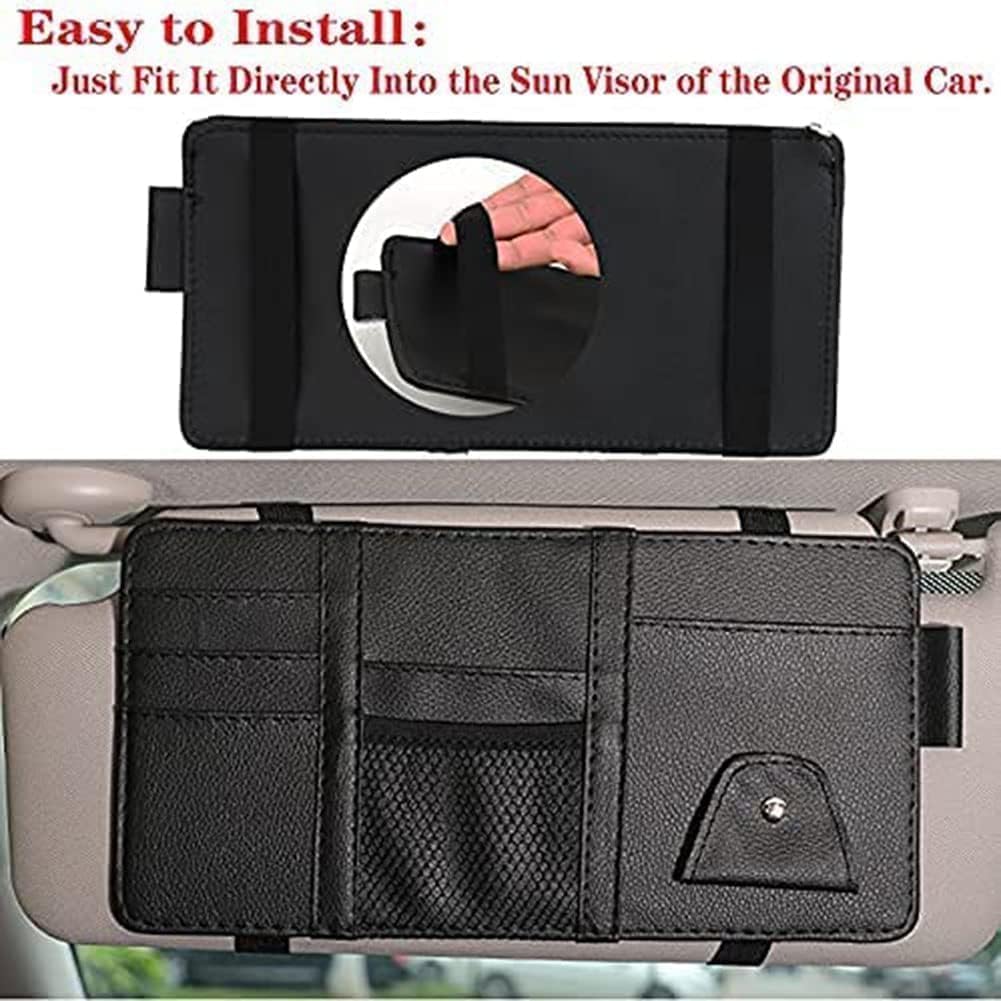 ✨ DriveMate 4-in-1 Car Visor Organizer📱
