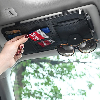 ✨ DriveMate 4-in-1 Car Visor Organizer📱