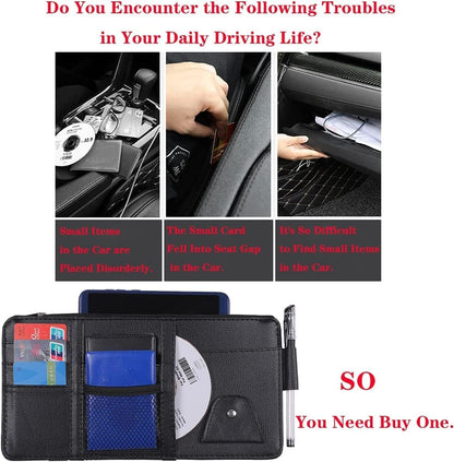 ✨ DriveMate 4-in-1 Car Visor Organizer📱