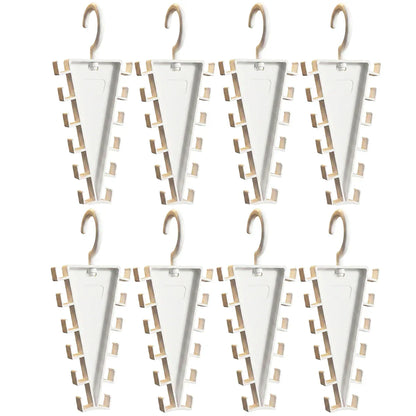 2/4/8Pcs V-Shape Hanger Organizer