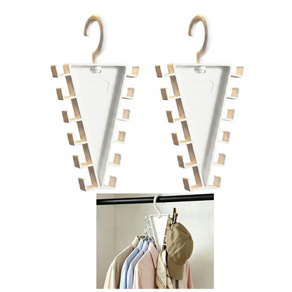2/4/8Pcs V-Shape Hanger Organizer