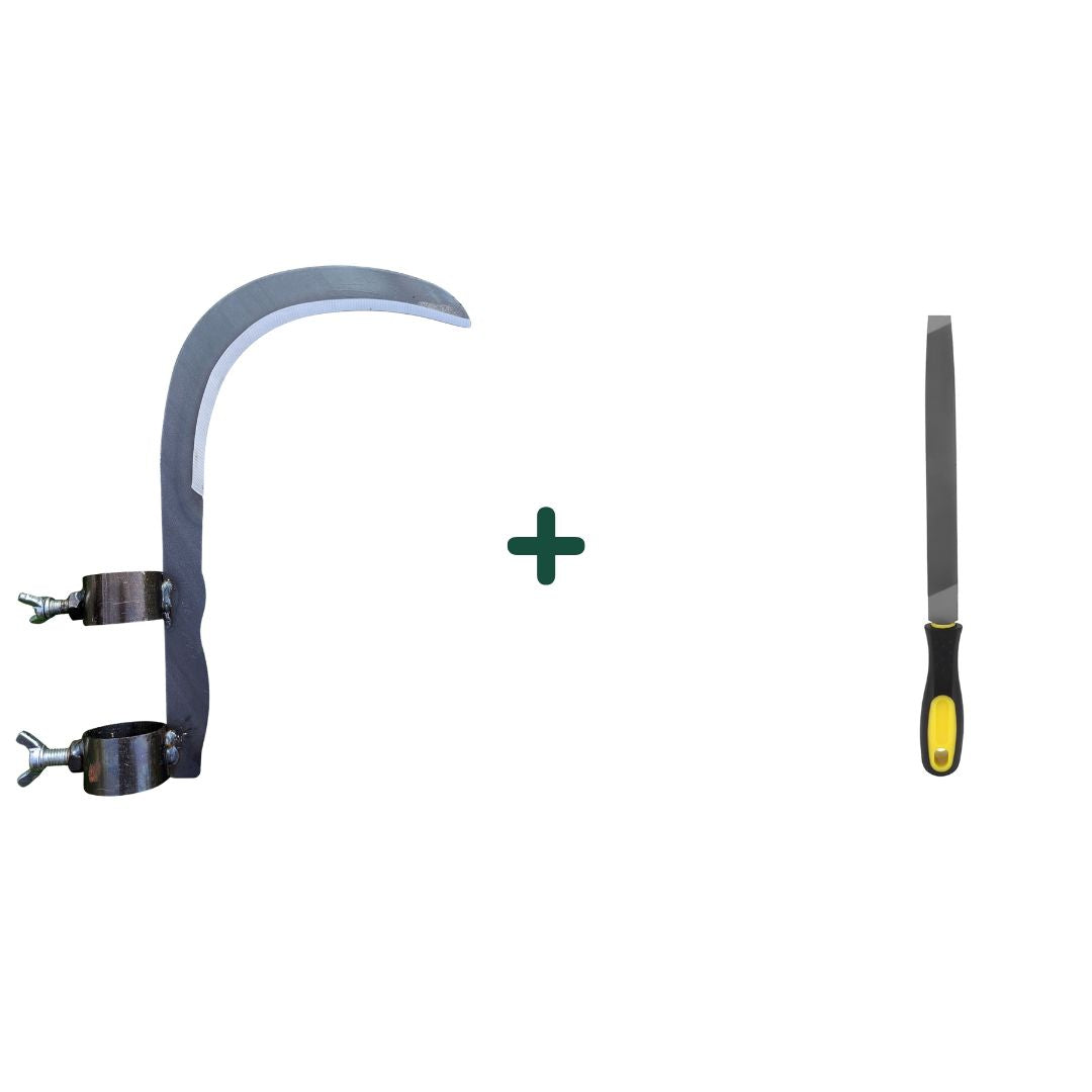 Curved Steel Weed Cutter Head
