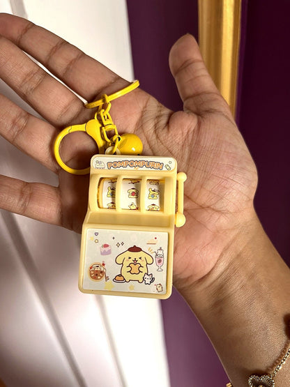 ✨ Kawaii Mini Slot Machine Keychain - Trendart