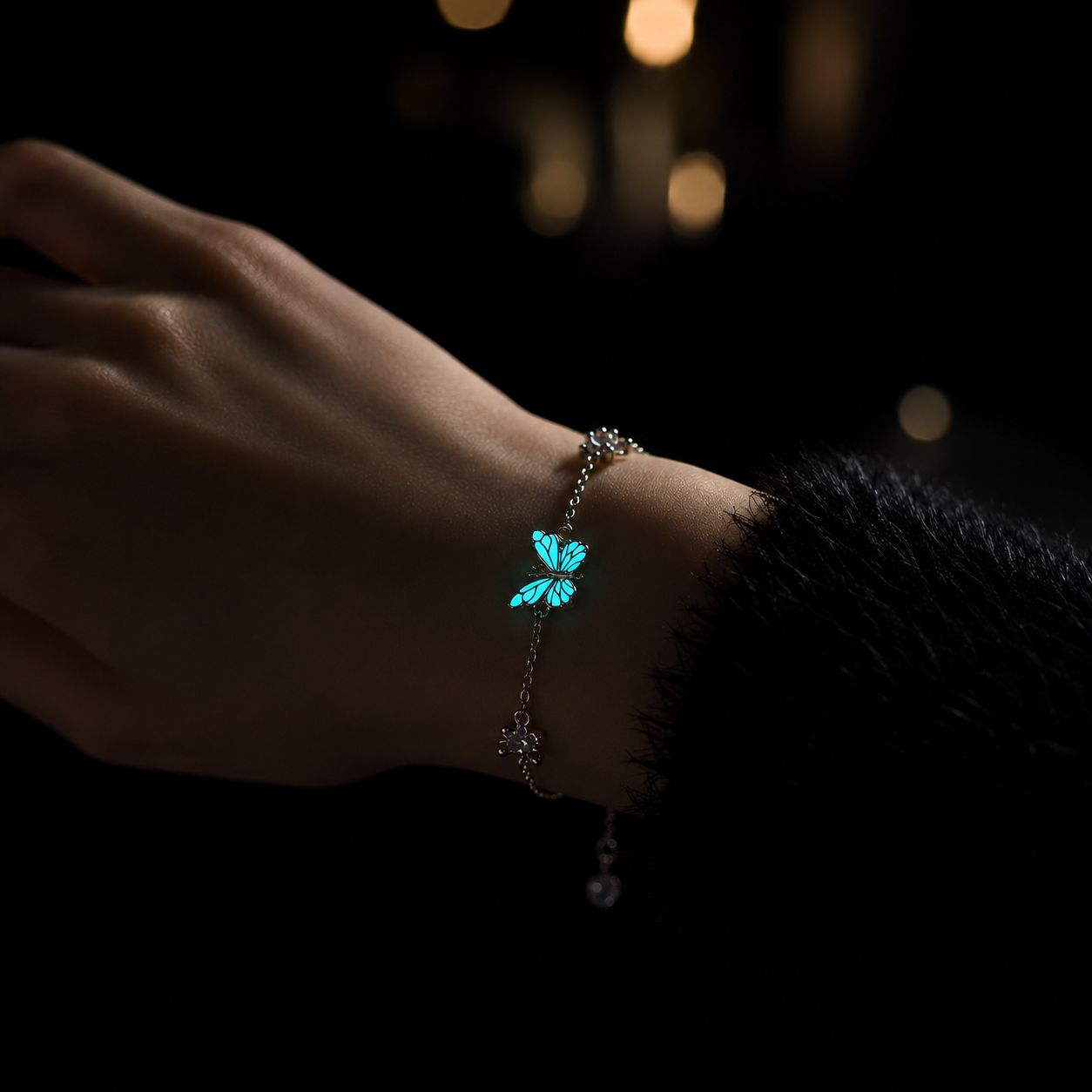Lumière Glowing Blue Butterfly Bracelet💙