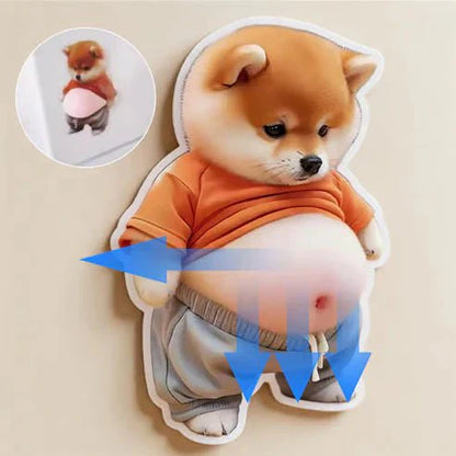 Why 50,000+ People Use This Chubby Dog Sticker on everything - Trendart