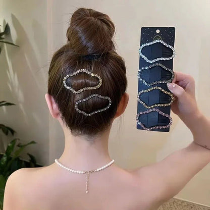 Women Hairpin Full Diamond Cloud Shaped - Trendart